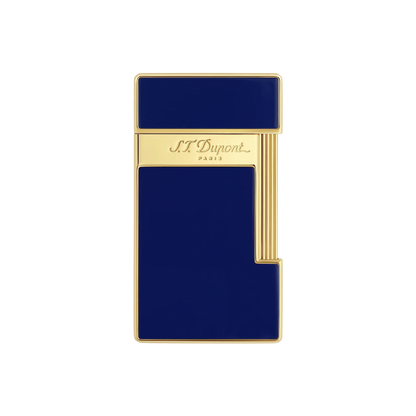 S.T. DUPONT SLIMMY GOLDEN BLUE LIGHTER/BRIQUET 028005