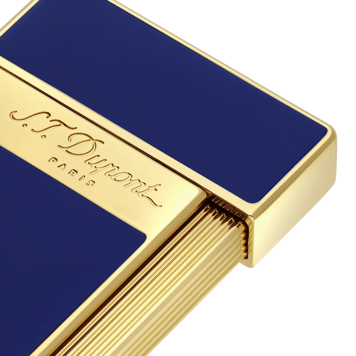 S.T. DUPONT SLIMMY GOLDEN BLUE LIGHTER/BRIQUET 028005