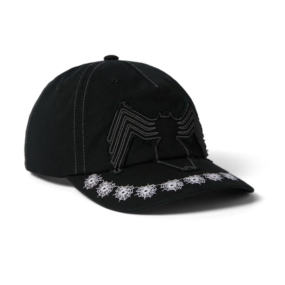 Huf X Spider-Man Venom Snapback Hat - Washed Black