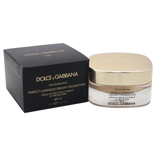 Dolce and Gabbana Perfect Luminous Creamy Foundation SPF 15 - 75 Bisque by Dolce and Gabbana for Women - 1 oz Foundation
