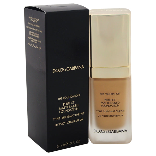 Dolce and Gabbana Perfect Matte Liquid Foundation SPF 20 - 120 Natural Beige by Dolce and Gabbana for Women - 1 oz Foundation