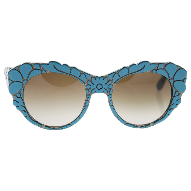 Dolce and Gabbana DG 4267 3000-13 - Top Petroleum-Texture Tissue-Brown Gradient by Dolce and Gabbana for Women - 53-20-140 mm Sunglasses
