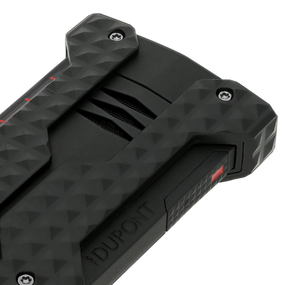 S.T. Dupont Windproof Brushed Black Lighter/Briquet W21323