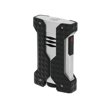 S.T. Dupont Windproof Brushed Silver Lighter/Briquet W21324