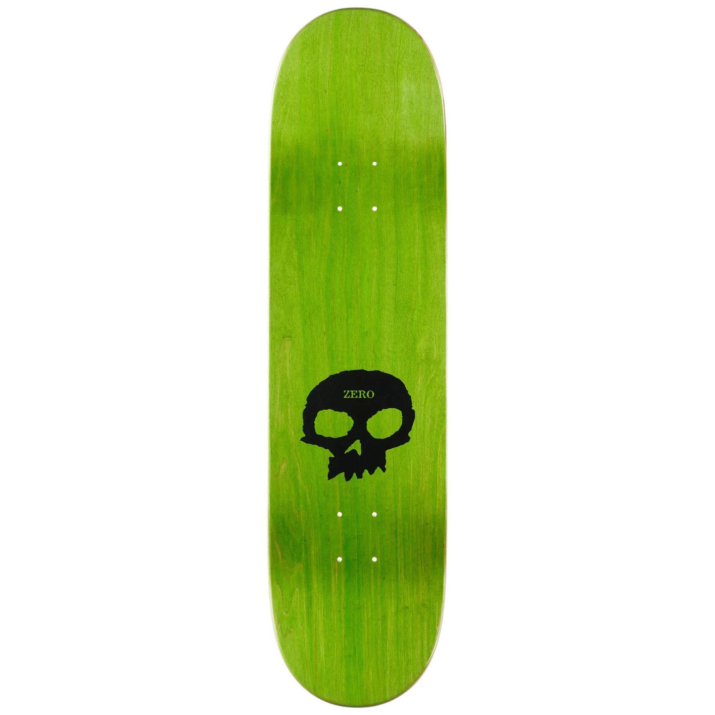 Zero Skateboard Deck Single Skull Black 9.0" x 33"