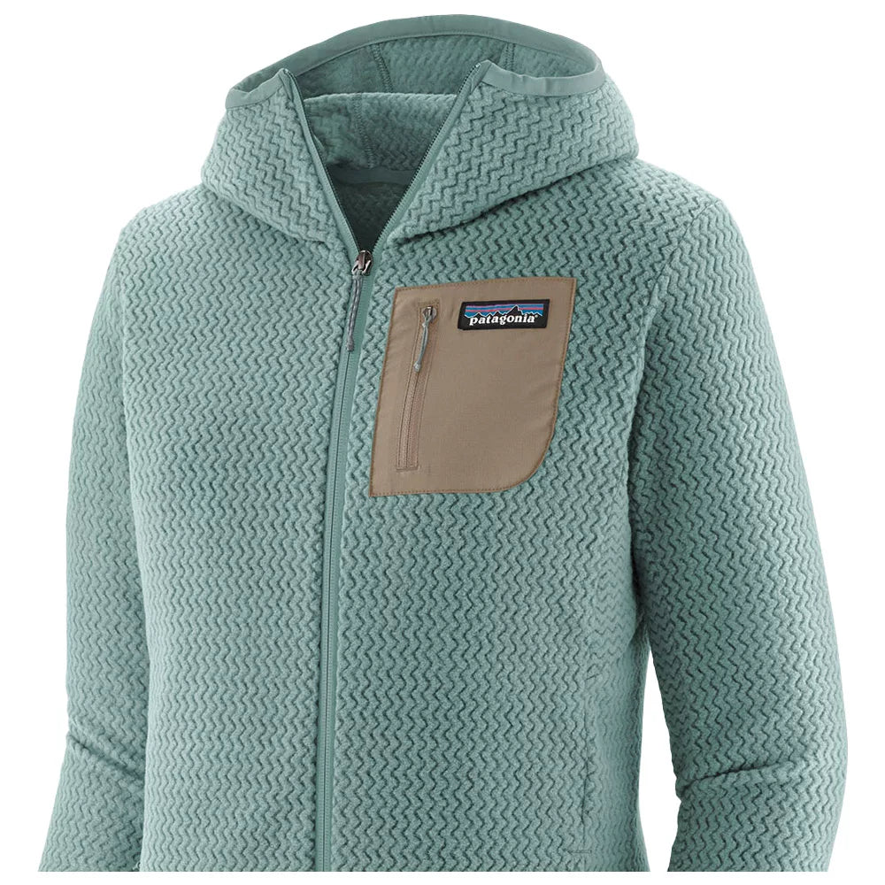Patagonia Women's R1® Air Full-Zip Hoody Fleece Donna Thermal Blue