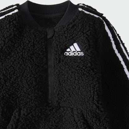 Kids' adidas 3-Stripes Sherpa Coverall Kids