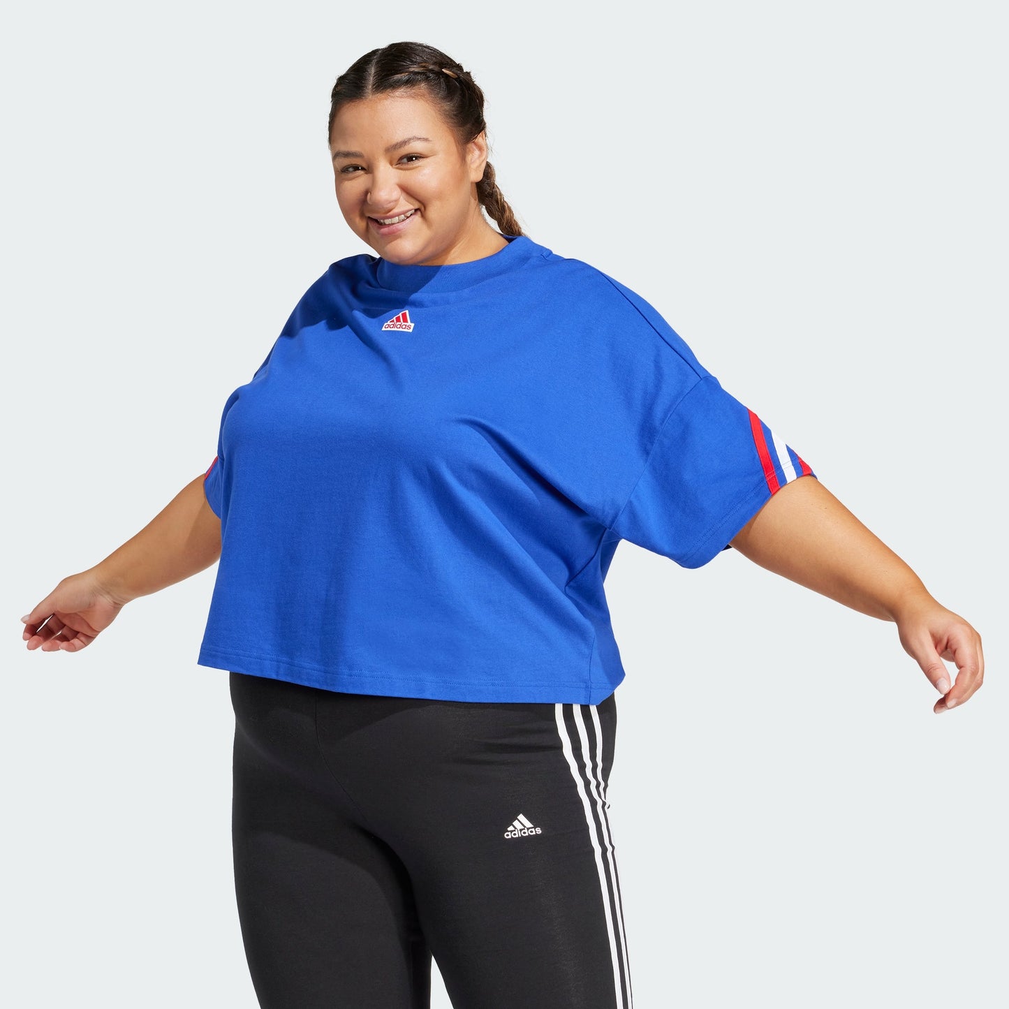 Women's adidas Future Icons 3-Stripes Tee (Plus Size)