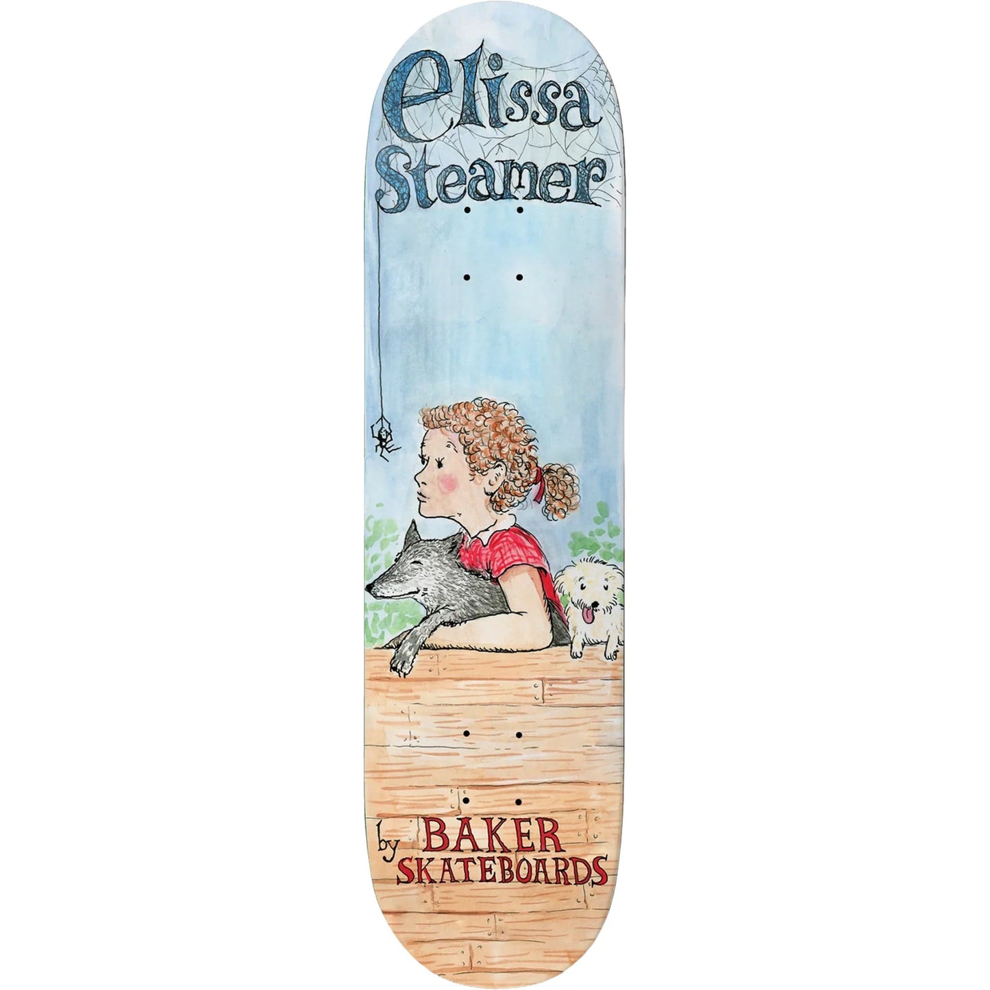 Baker Elissa's Web Skateboard Deck 8.25"