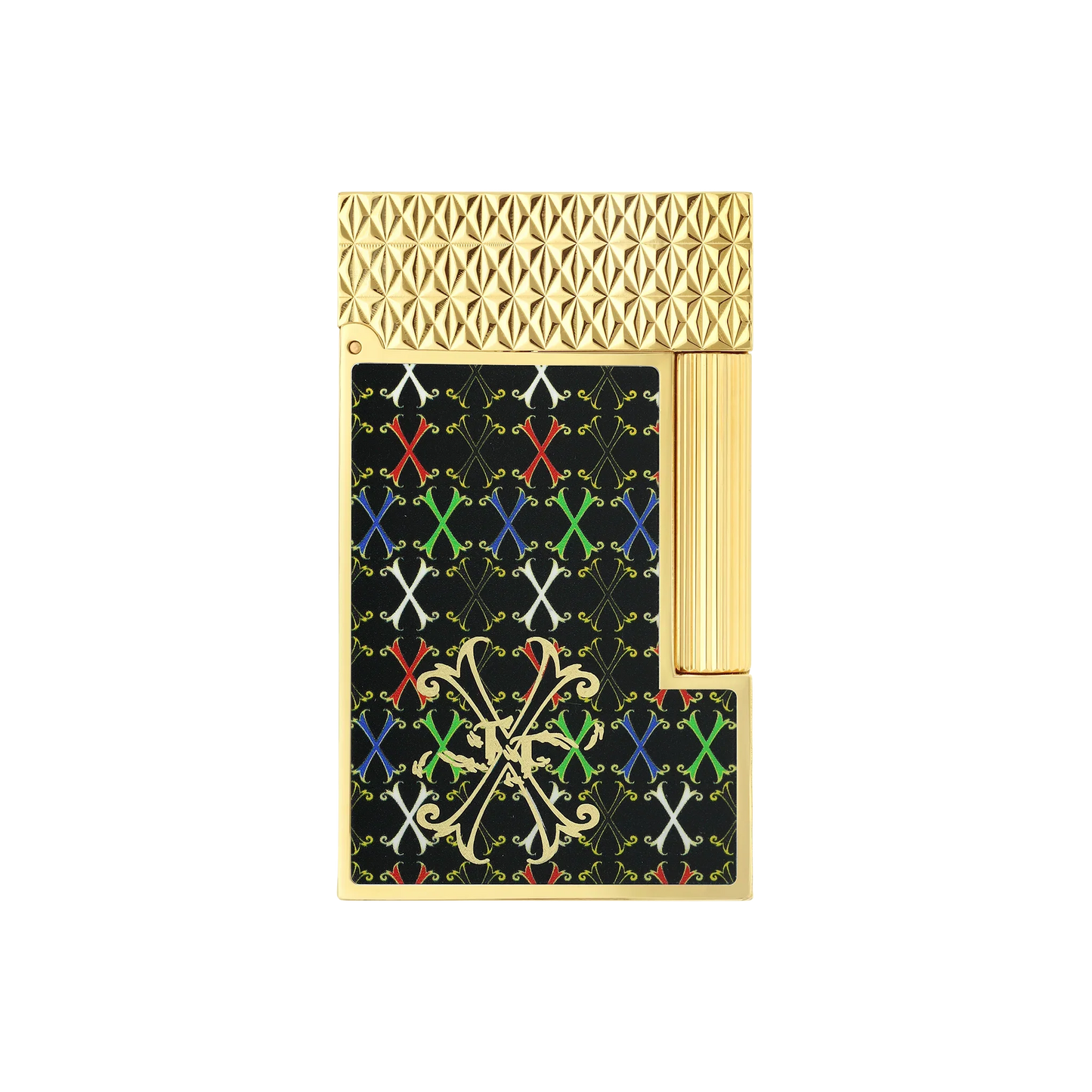 S.T. Dupont Ligne 2 Fuente Lacquered Multicolor Lighter/Briquet C16060CL