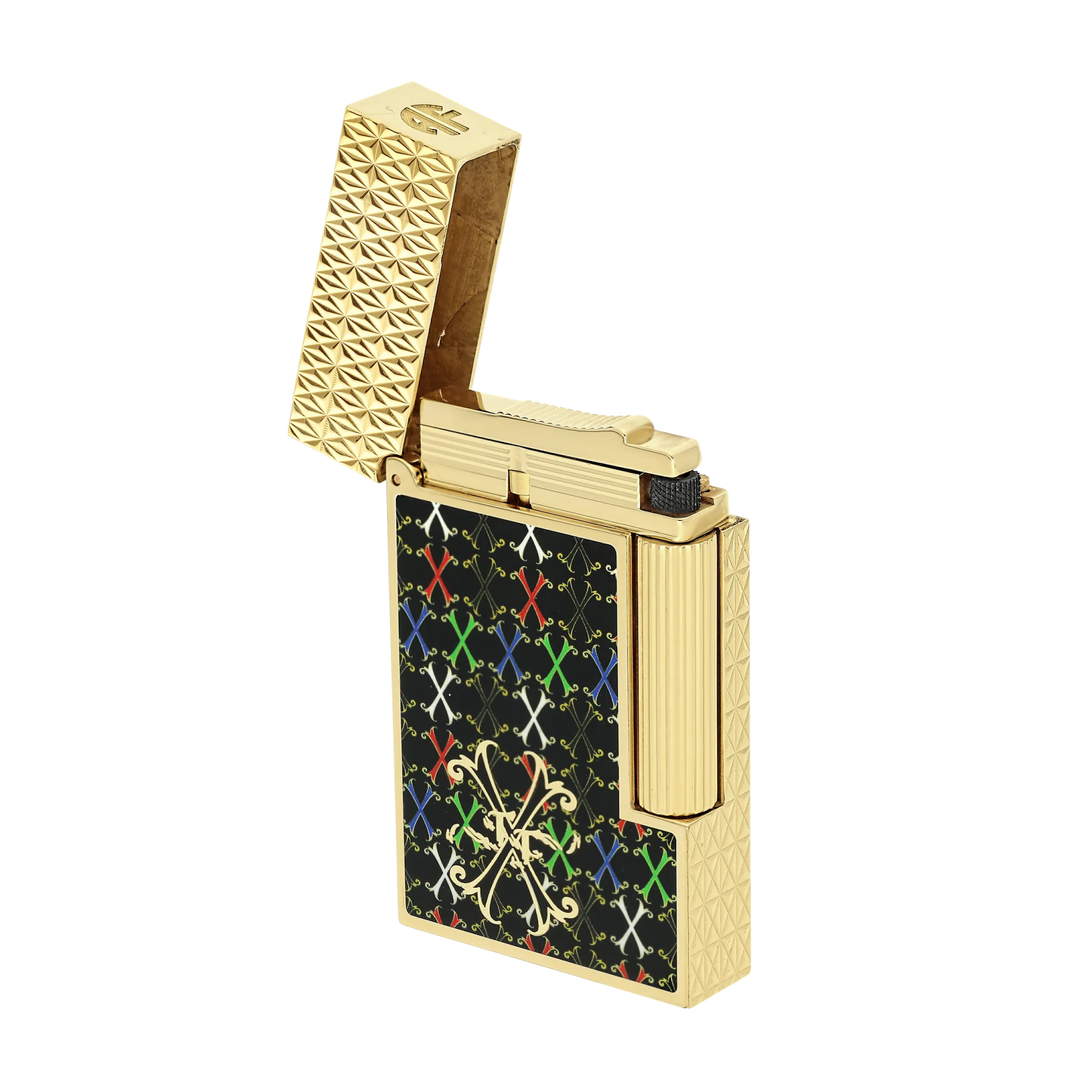 S.T. Dupont Ligne 2 Fuente Lacquered Multicolor Lighter/Briquet C16060CL
