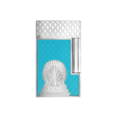 S.T. DUPONT Ligne 2 Lacquered Game of Thrones Icy Blue Lighter/Briquet C16412