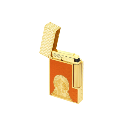 S.T. DUPONT Ligne 2 Lacquered Game of Thrones Fire Orange Lighter/Briquet C16413