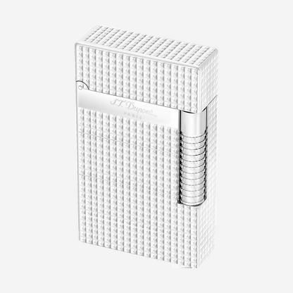 S.T. Dupont Le Grand Silver Diamond Head Lighter C23011