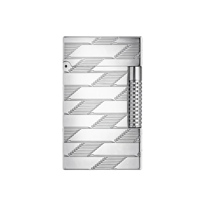 S.T. Dupont Le Grand Guilloche Monogram 1872 Palladium Lighter/Briquet C23180