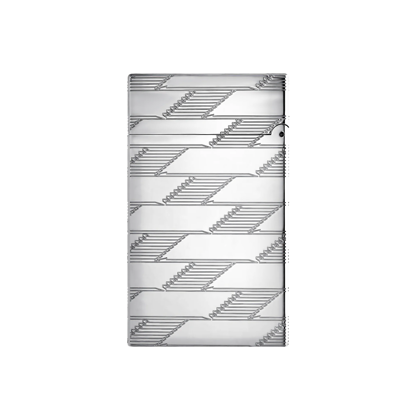 S.T. Dupont Le Grand Guilloche Monogram 1872 Palladium Lighter/Briquet C23180