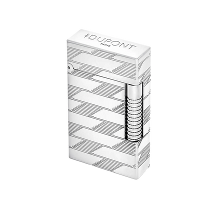 S.T. Dupont Le Grand Guilloche Monogram 1872 Palladium Lighter/Briquet C23180