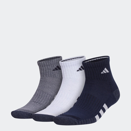 Cushioned Color Quarter Socks 3 Pairs