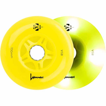 Luminous LED 100mm/85A Wheels (Pack of 3)