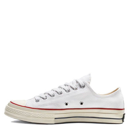 Converse Chuck 70 Low in White/Garnet/Egret