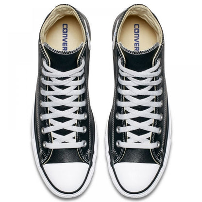 Converse Chuck Taylor All Star Leather High Top in Black