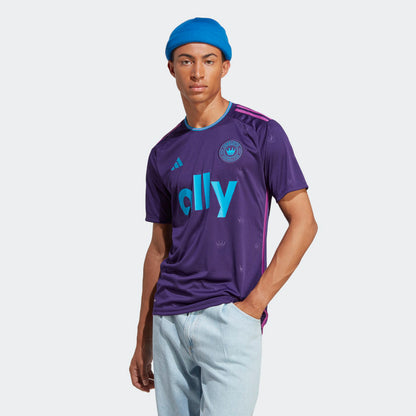 Men's adidas Charlotte FC 23/24 Away Jersey