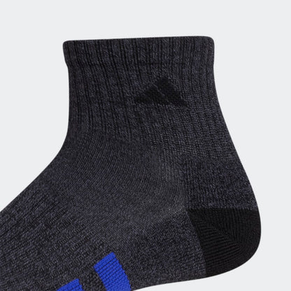 Cushioned Color Quarter Socks 3 Pairs