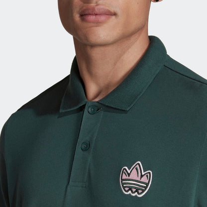 Men's adidas Graphics Campus Long Sleeve Polo Shirt