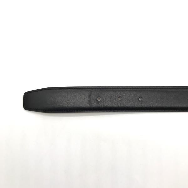 Hermes Leather Constance Buckle Reversible Belt 70 Black Gold