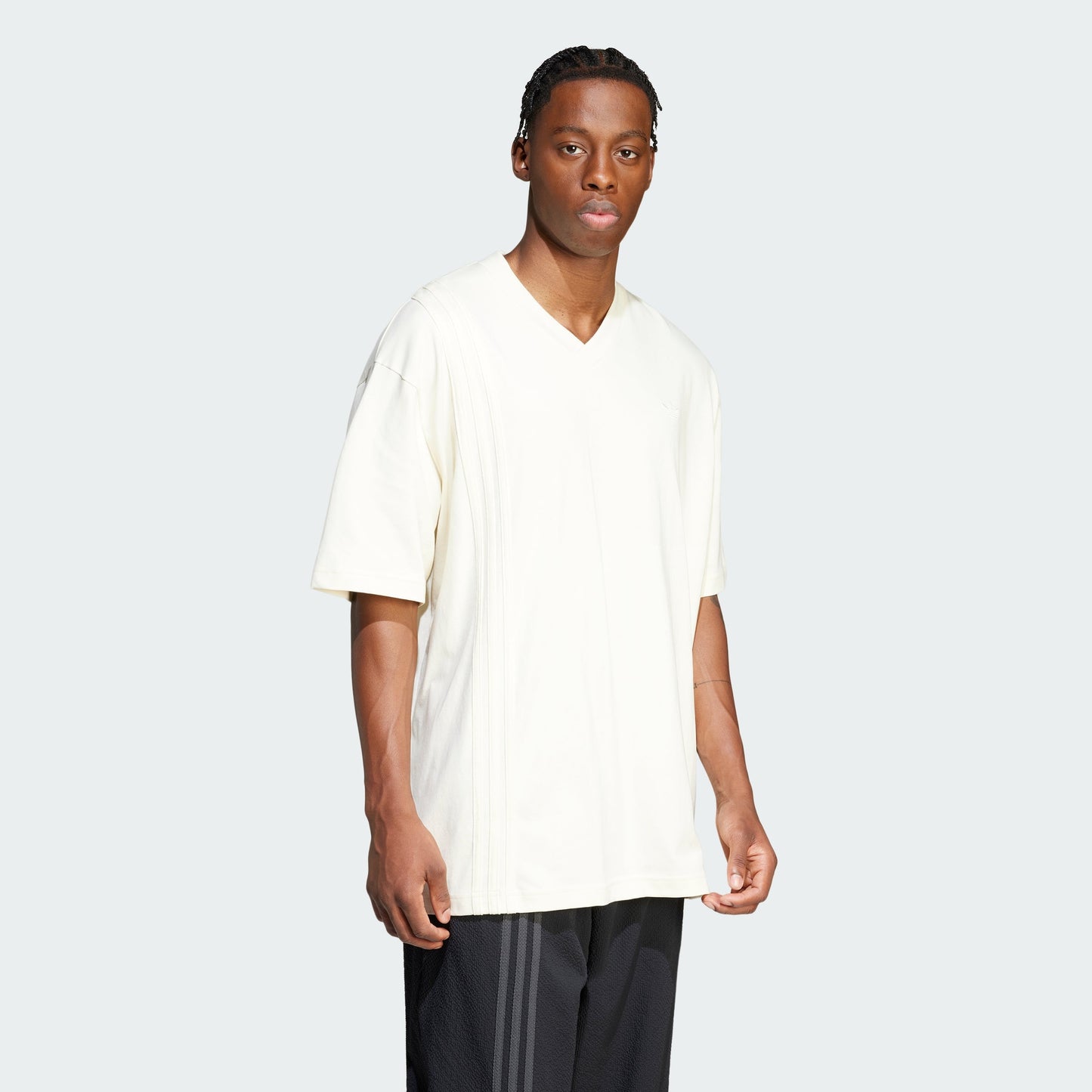 Men's adidas Front 3-Stripes Tee