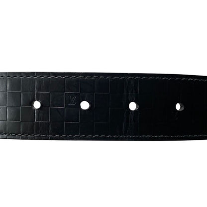 Louis Vuitton M6820 Belt Ceinture Avventur Leather 85 34 Black Em0334