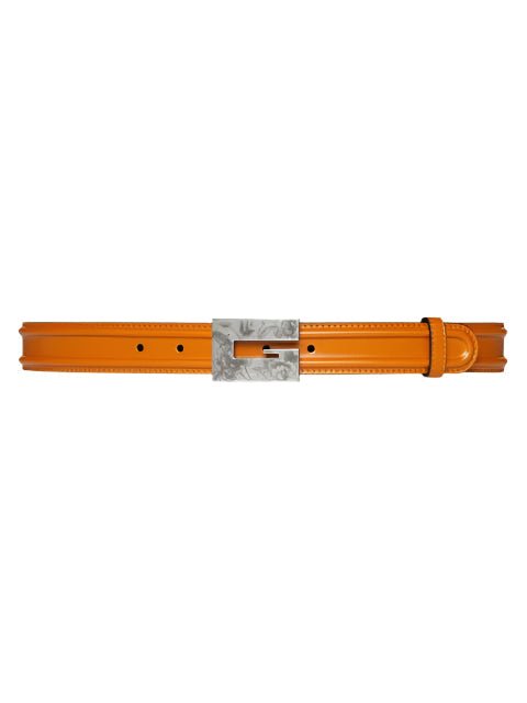Gucci Thin Belt with Engraved Square G buckle