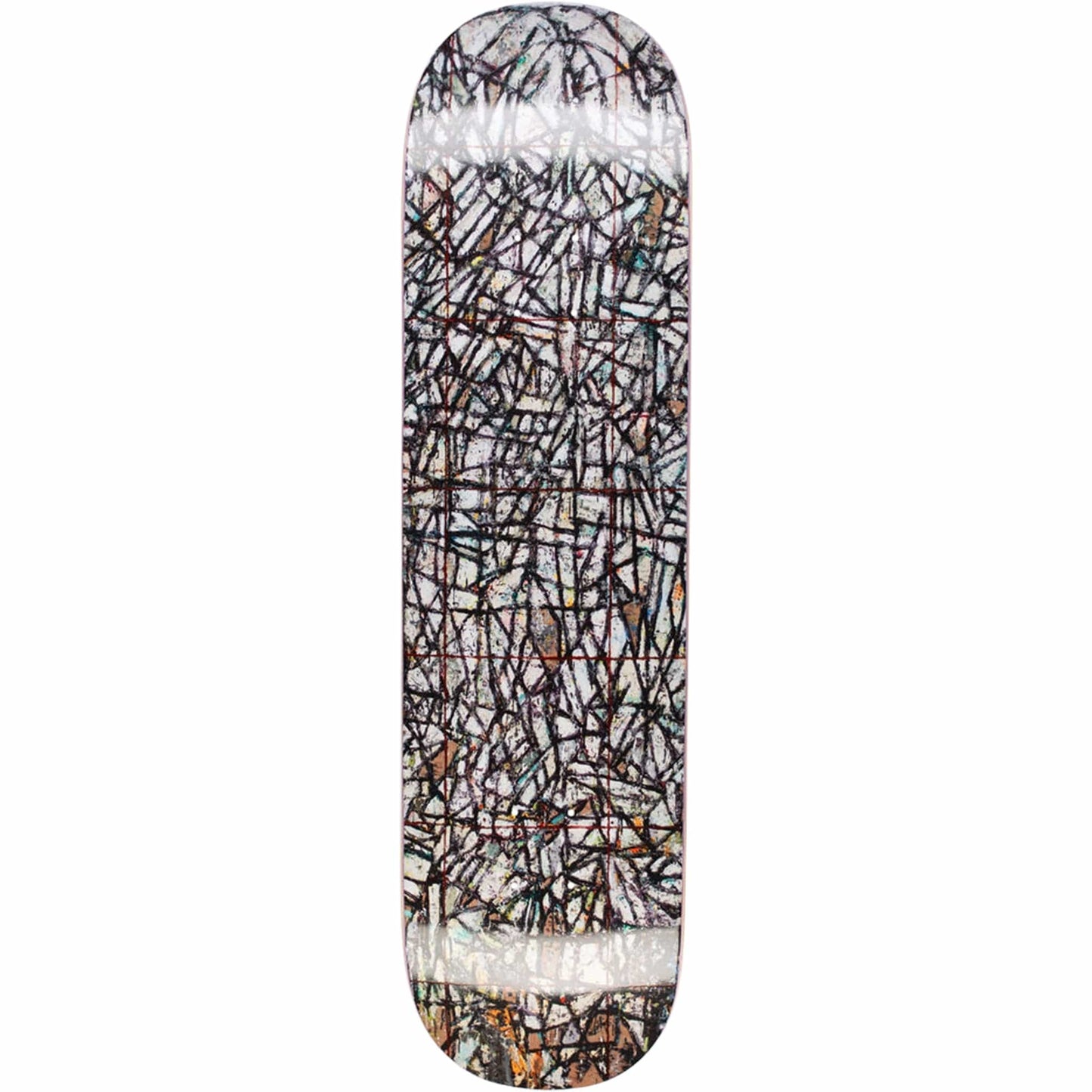 GX1000 B&W Abstract Skateboard Deck 8.5"