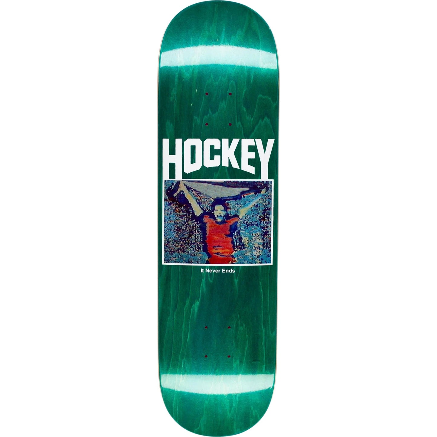 Hockey John Fitzgerald It Never Ends Skateboard Deck 8.25"