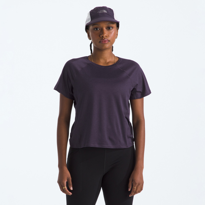 The North Face - Womens Jaida Short Sleeve Tee - Endless Dusk Dark Heather