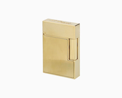 Ligne 2 Small Brushed Yellow Gold Lighter/Briquet C18602