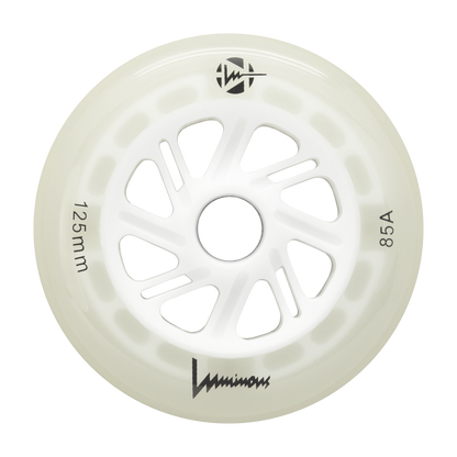 Luminous LED 125mm/85A Wheels (Pack of 3)