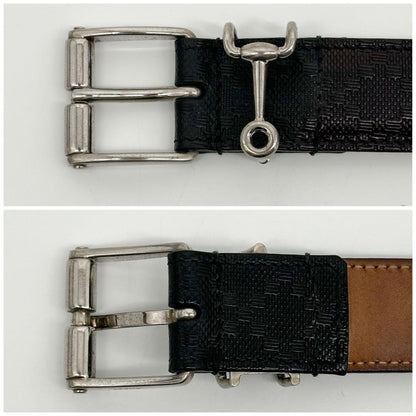 Gucci Horsebit Silver Classic Belt Diamante