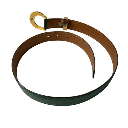 Hermes Horse Schubert Horseshoe GD 70 Vintage Belt