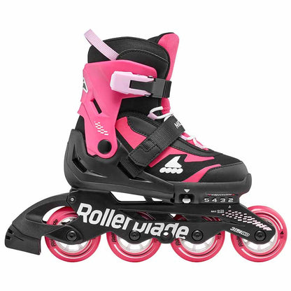Rollerblade Microblade Black Pink Kids Skates