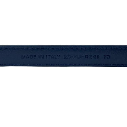 Christian Dior I Love Paris Belt Slim Small Heart Pattern Logo Total Leather