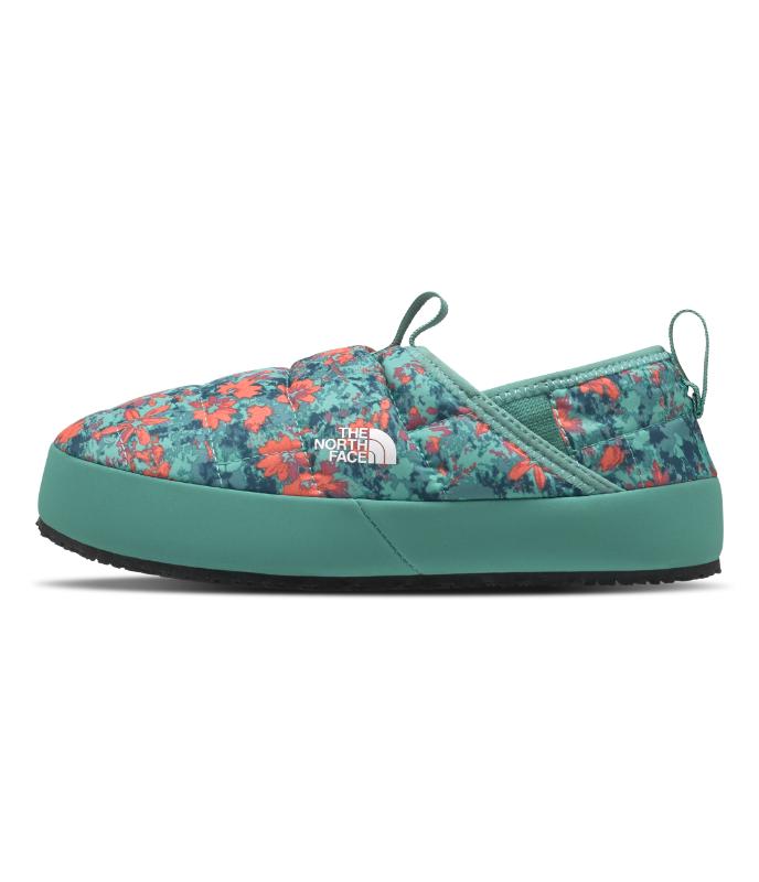 The North Face - Thermoball Traction Mule II - Youth - Pink Moss/Fawn Grey