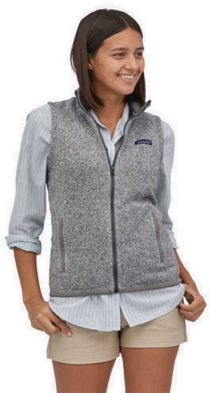 Patagonia Women's Better Sweater™ Fleece Vest Gilet Birch White