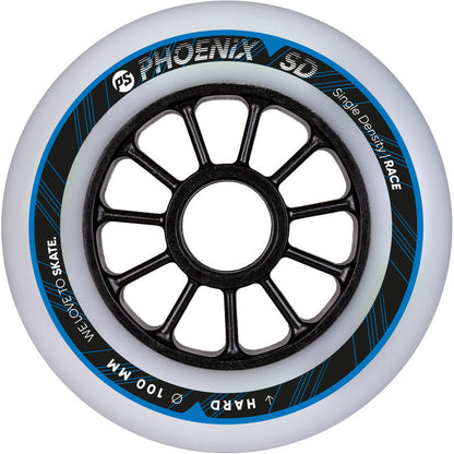 Powerslide PHOENIX SD Hard 100mm/86A Wheels (Pack of 8)