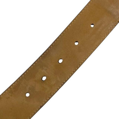 Gucci Belt Accessories Small Interlocking G Stripe Leather Canvas Navy