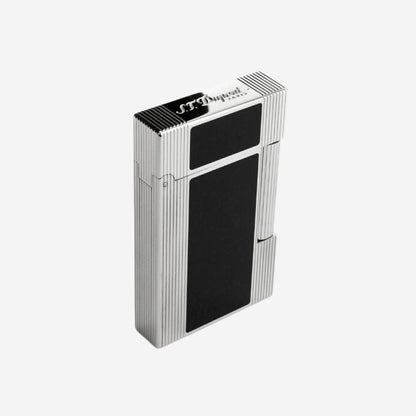 S.T. Dupont Line 2 Windsor Palladium & Black Lacquer Lighter 016380