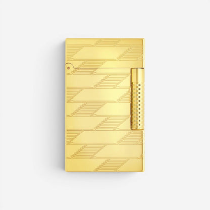 S.T. Dupont LeGrand Monogram 1872 Yellow Gold Lighter C23178