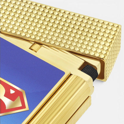 S.T. Dupont DC Comics Superman Line 2 Blue Lacquer Lighter C16027CL
