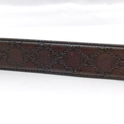 Gucci Belt Brown Cima Interlocking